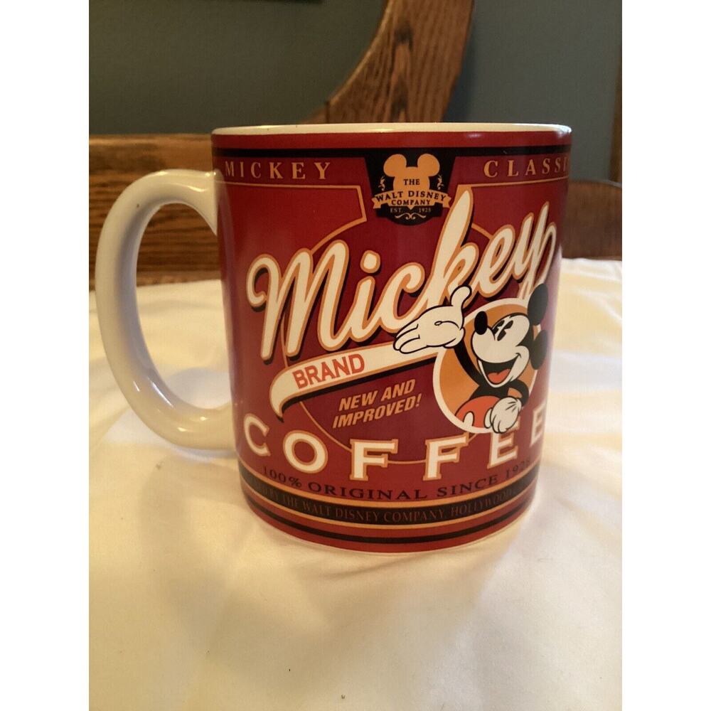 Mickey Classic Brand Walt Disney Store Exclusive‎ Large Coffee Tea Mug Cup